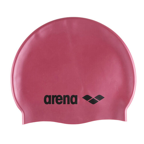 Arena Шапочка для плавания Classic Silicone red_fandango - black