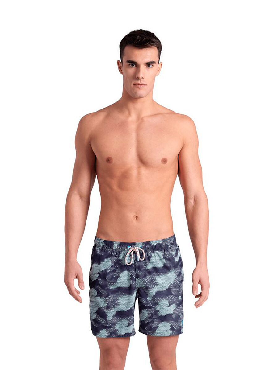 Arena Шорты для плавания BEACH BOXER ALLOVER asphalt-multi