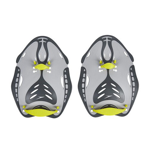 Speedo Лопатки для плавания BioFUSE Power Paddle Green-Grey