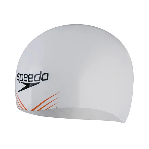 Speedo Шапочка для плавания стартовая Fastskin Cap White/Orange