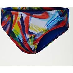 Speedo Плавки спортивные Boys Digital Allover 6.5cm Brief Navy/Red/Green