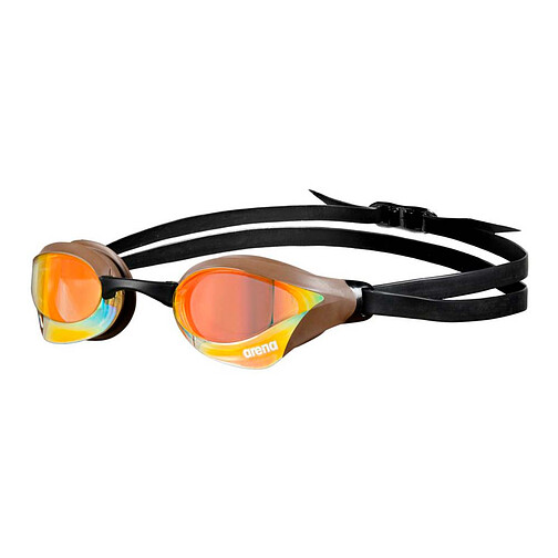 Arena Очки для плавания Cobra Core Swipe Mirror  yellow copper-choco