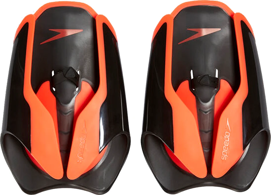 Speedo Лопатки для плавания Fastskin Hand Paddle Black/Red