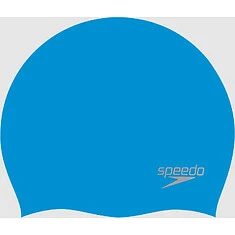 Speedo Шапочка для плавания Plain Moulded Silicone Cap Blue/Silver
