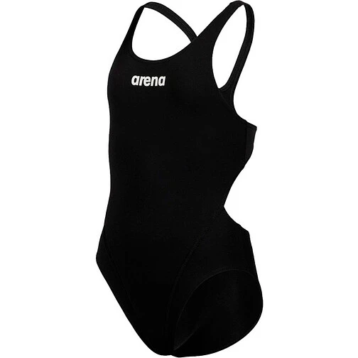 Arena Купальник TEAM SWIM TECH SOLID JR black-white