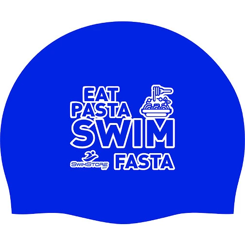 SwimStore Шапочка для плавания Eat Pasta dark blue