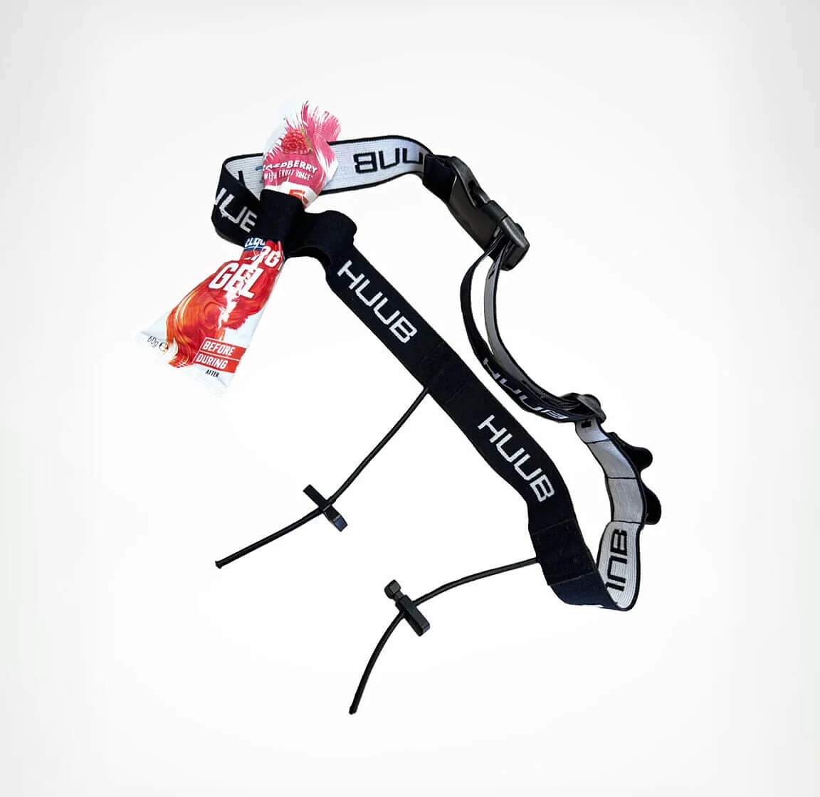 HUUB Ремень для стартового номера Number Belt 4 Gels