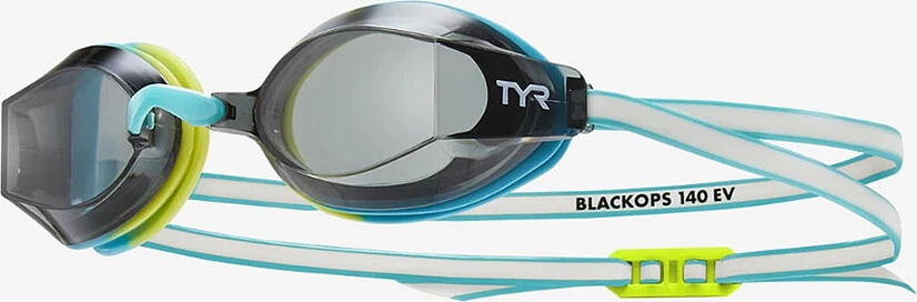 TYR Очки для плавания подростковые Youth Black Ops 140 EV Racing smoke/aqua