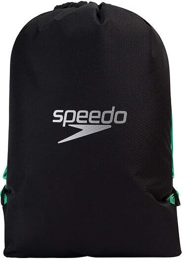 Speedo Рюкзак-мешок Pool Bag Black/Green