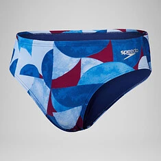 Speedo Плавки спортивные Men's Club Training 8cm Allover Digital Brief Blue/Purple
