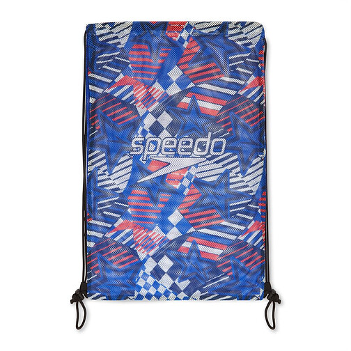 Speedo Мешок-рюкзак Printed Mesh Bag Red/White/Blue