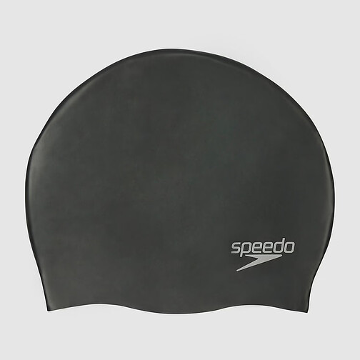Speedo Шапочка для плавания Plain Moulded Silicone Cap Black