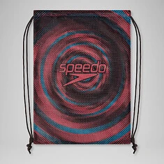 Speedo Мешок-рюкзак Printed Mesh Bag Black/Red
