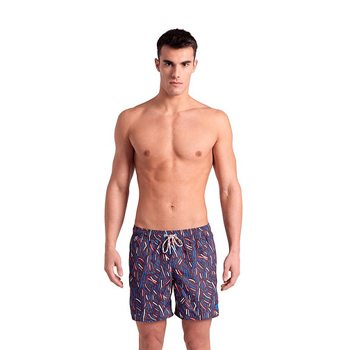 Arena Шорты для плавания BEACH BOXER ALLOVER sepia-multi