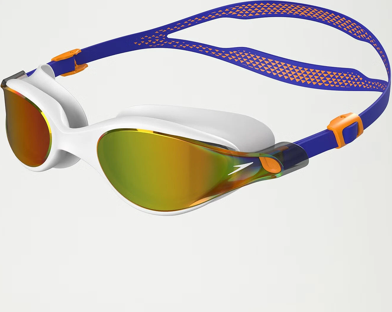 Speedo Очки для плавания Adult Vue Mirror Goggles White/Blue