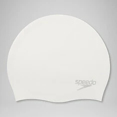 Speedo Шапочка для плавания Plain Moulded Silicone Cap White
