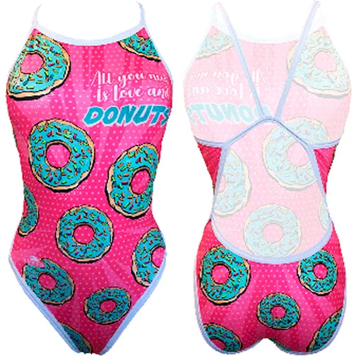 TURBO Купальник 'REVOLUTION' GIRL COMIC DONUT pink