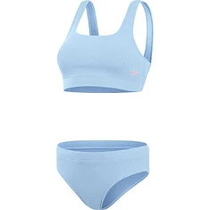 Speedo Раздельный купальник Textured Deep U-Back 2PC Blue