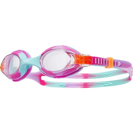 TYR Очки для плавания Swimple Tie-Dye Junior clear/pink.mi