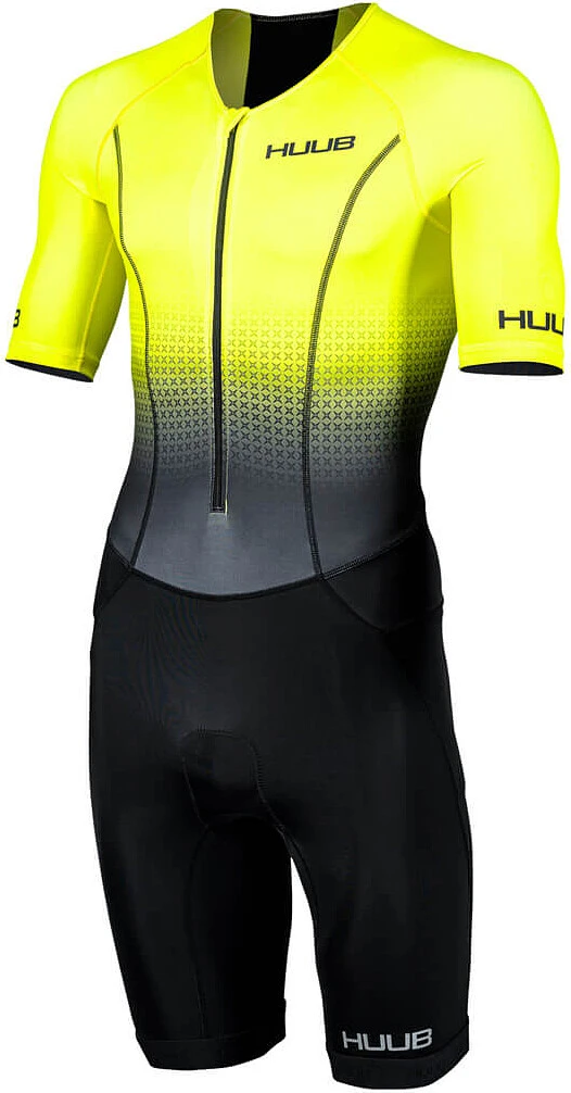 HUUB Стартовый костюм для триатлона мужской Commit Long Course Suit Fluo Yellow