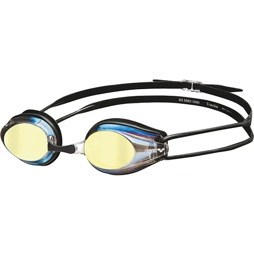 Arena Очки для плавания Tracks Mirrored Gold-Black-Black