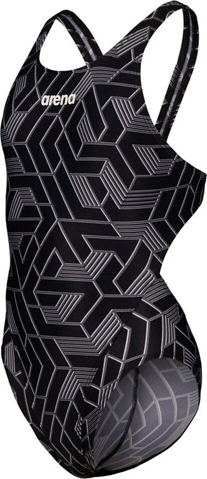 Arena Купальник спортивный ARENA ESCAPE SWIM TECH L JR black-team black