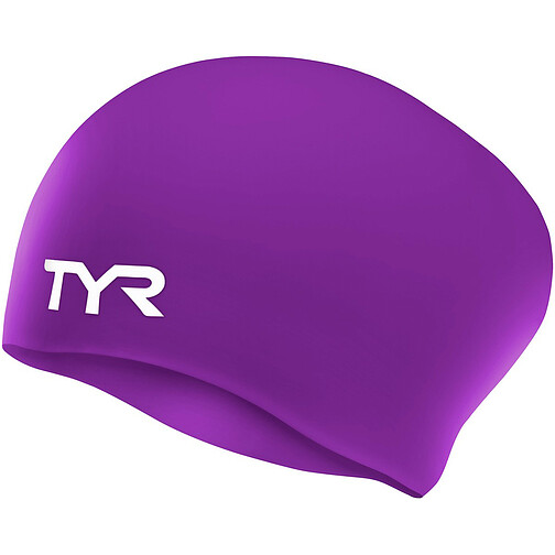 TYR Шапочка для длинных волос Long Hair Purple