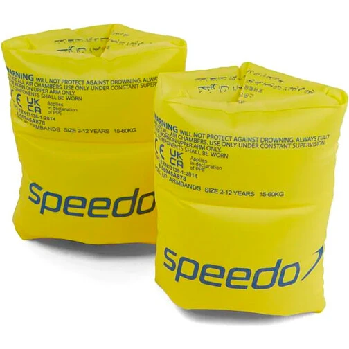 Speedo Нарукавники для плавания Roll Up Armbands yellow