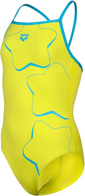 Arena Купальник ARENA STAR GRAPHIC LIGHTDROP JR soft green-turq