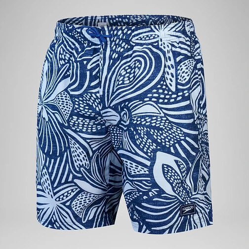 Speedo Шорты для плавания Men's Printed Leisure 18" Swim Shorts Blue