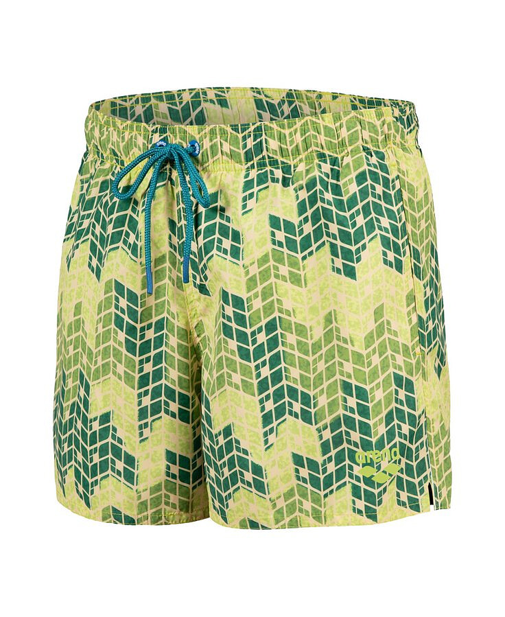 Arena Шорты для плавания BEACH SHORT ALLOVER soft green multi