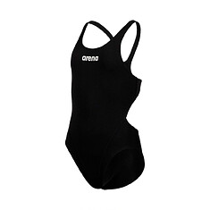 Arena Купальник TEAM SWIM TECH SOLID JR black-white
