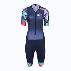 HUUB Стартовый костюм для триатлона Her Spirit Long Course Trisuit navy/band