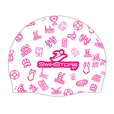 SwimStore Шапочка для плавания Aquatics white