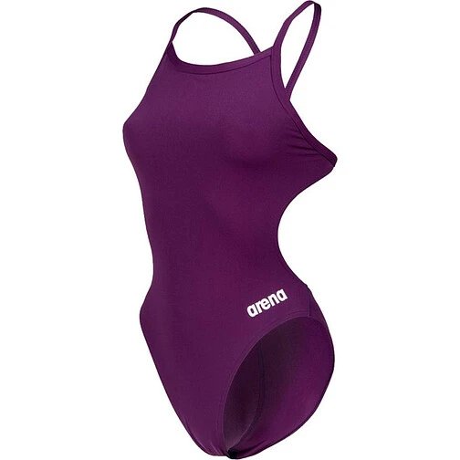 Arena Купальник TEAM CHALLENGE SOLID plum-white