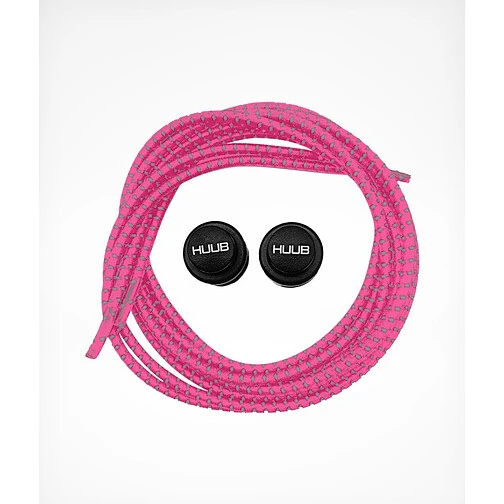 HUUB Комплект эластичных шнурков с фиксатором Elastic Lace Locks Pink