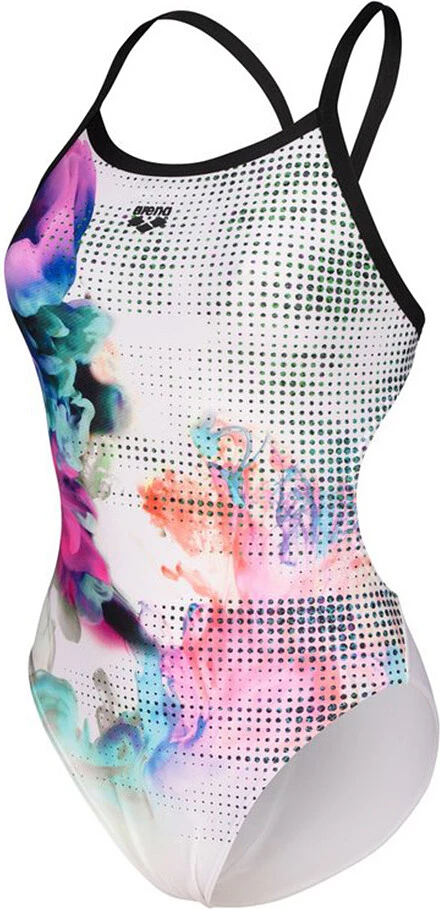 Arena Купальник спортивный ARENA AIRBRUSH CHALLENGE black-white-multi