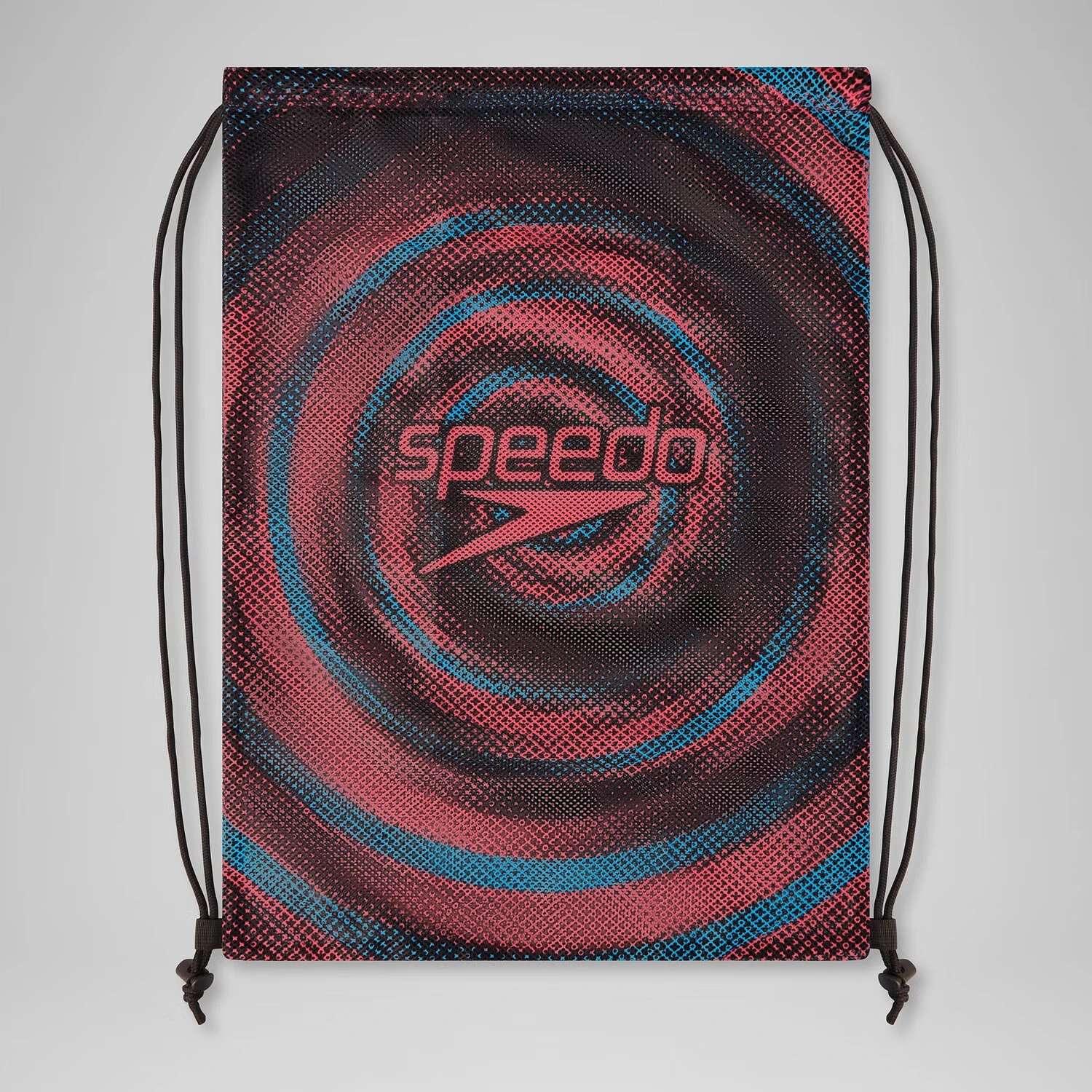 Speedo Мешок-рюкзак Printed Mesh Bag Black/Red