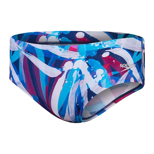 Speedo Плавки спортивные 13.5cm Club Training Allover Brief Purple/Blue