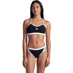 Arena Купальник спортивный ARENA ICONS BIKINI CROSS BACK SOLID black-white