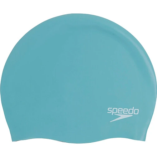 Speedo Шапочка для плавания Plain Moulded Silicone Cap light-green
