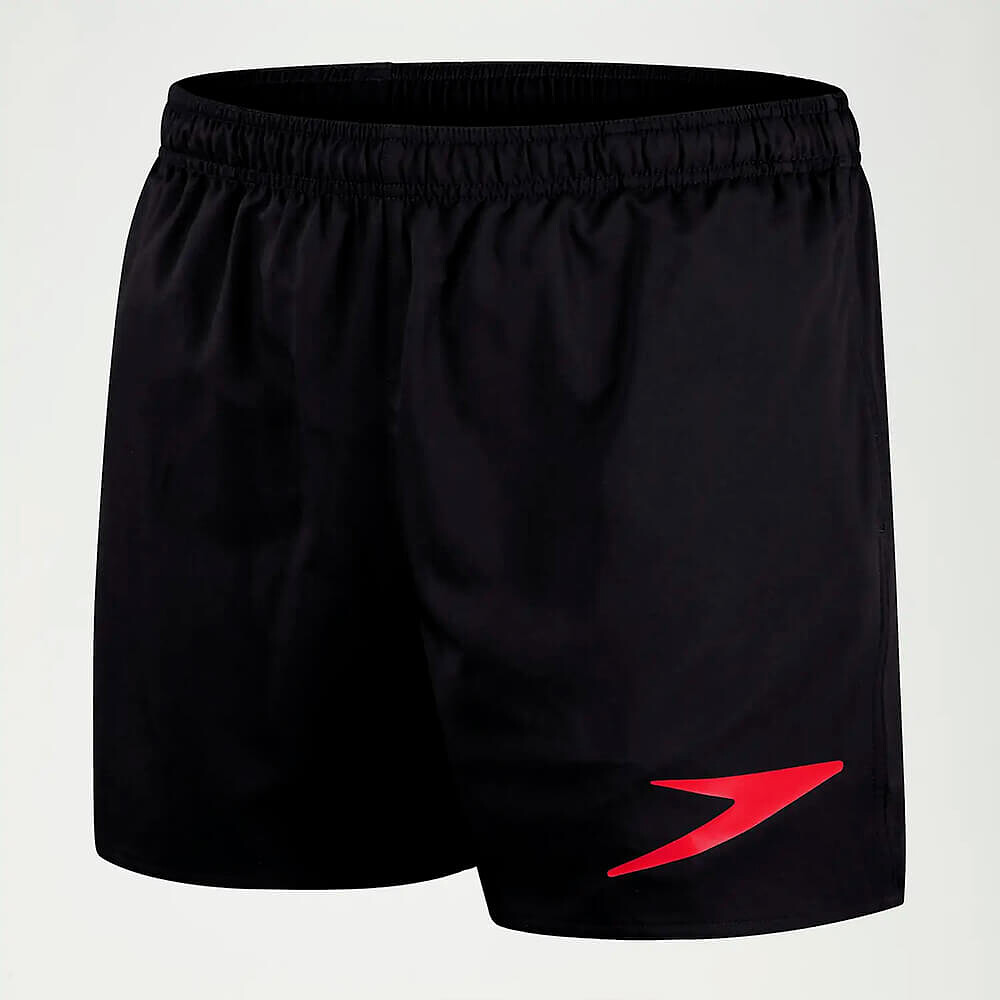 Speedo Шорты для плавания  SPORT SOLID 16" WSHT black/red