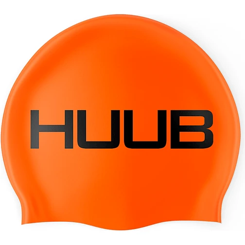 HUUB Шапочка для плавания Silicone Swim Cap Fluo Orange