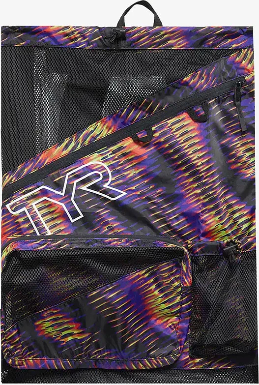 TYR Мешок-рюкзак Elite Team Mesh Backpack lime/multi