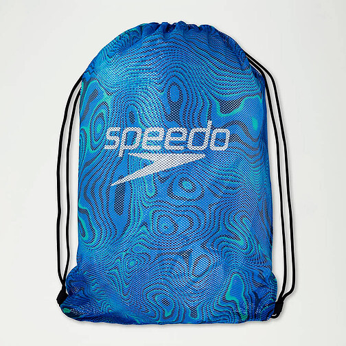 Speedo Мешок-рюкзак Printed Mesh Bag blue/grey
