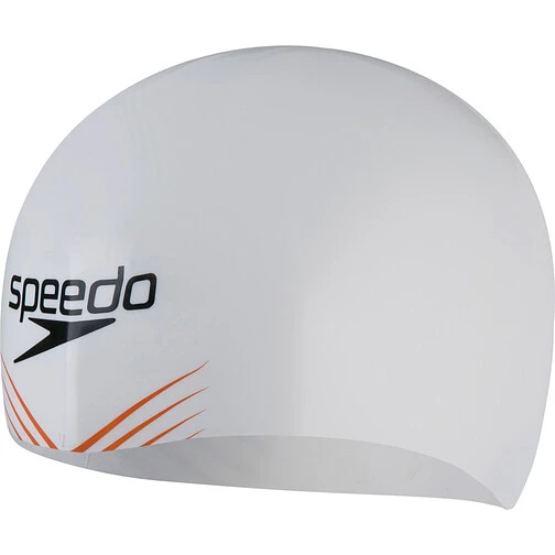 Speedo Шапочка для плавания стартовая Fastskin Cap White/Orange