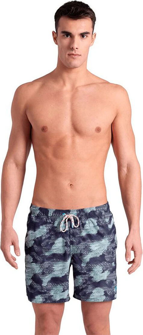 Arena Шорты для плавания BEACH BOXER ALLOVER asphalt-multi