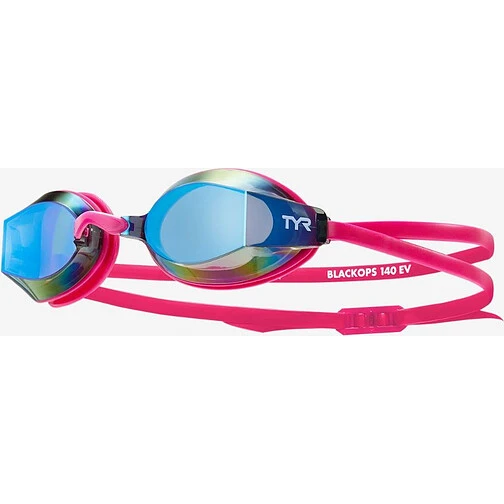 TYR Очки для плавания Women's Black Ops 1140 EV Mirrored Racing blue/pink