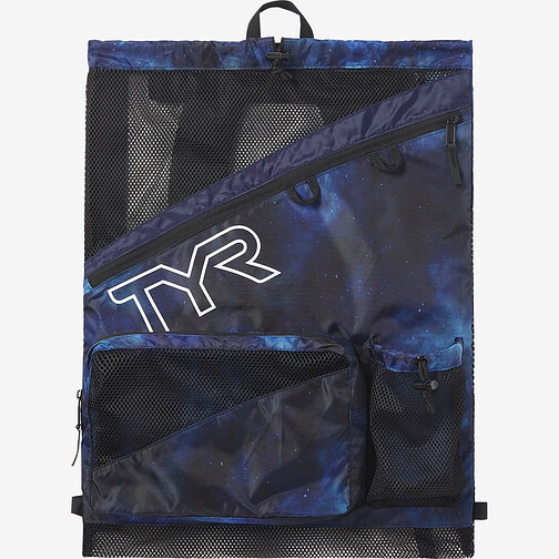 TYR Мешок-рюкзак Elite Team Mesh Backpack bl/teal/gn
