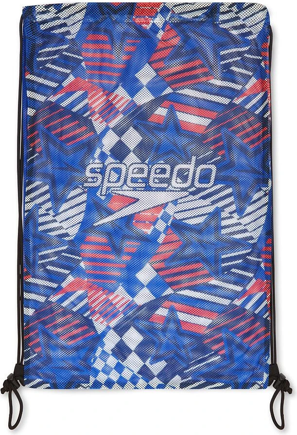 Speedo Мешок-рюкзак Printed Mesh Bag Red/White/Blue